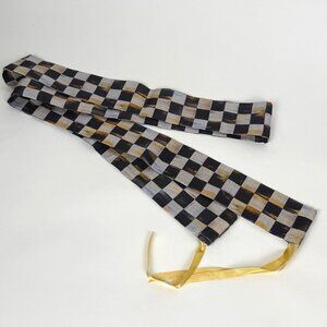 Mackenzie-Childs Courtly Check Silk Cord Cover